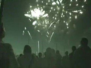 Amateur girl fucked during fireworks