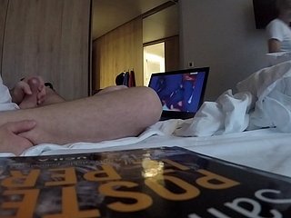 flaching dick to hotel maid