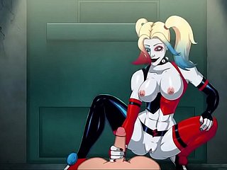 Arkham Assylum restudy Harley Quinn