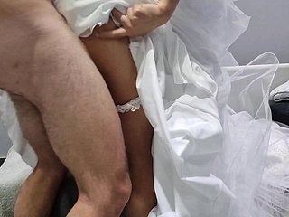 Cuckold Watches Tie the knot Wife Wonding Night