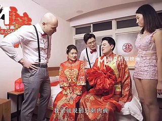 ModelMedia Asia - Escena de boda lasciva - Liang Yun Fei в - MD -0232 в: Mejor glaze porno de Asia innovative