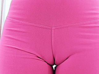 Amazing Body Teen Obese Botheration Yoga Pants CAMELTOE Gaping Pussy
