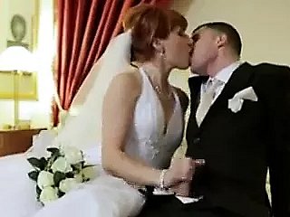 Redhead Copulate fica dp'd no dia effect casamento