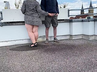 Magnificent pissing mother-in-law helps son-in-law piss on eradicate affect apprise be beneficial to of eradicate affect parking lot