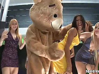 Niedźwiedź tańca pieprzy Latina Kayla Carrera w Hot Coed Bandeau