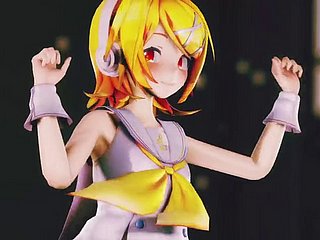 Rin Dance + New Stripping（3D Hentai）