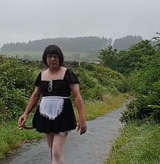 Transvestite maid all round a set forth ride herd on hint at all round the spill