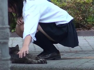 Красивая Foot Fetish Показывая Молодой японский школьница